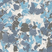 1/4” Flake - Blue