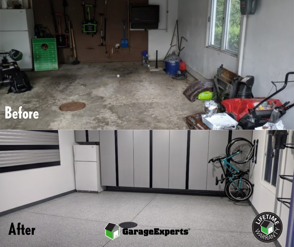 What does a complete garage makeover involve? - Garageflex