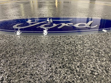 ford brand floor decal