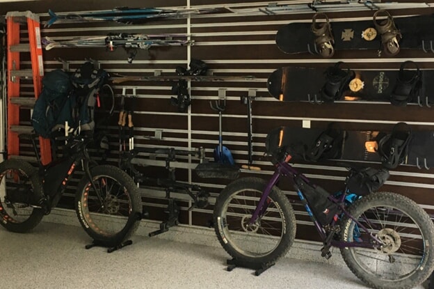 bikes in garage