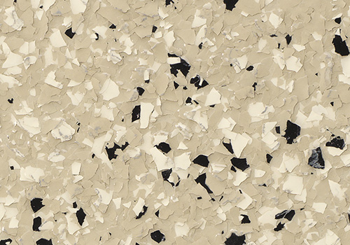 1/4” Flake - Tan & Bone