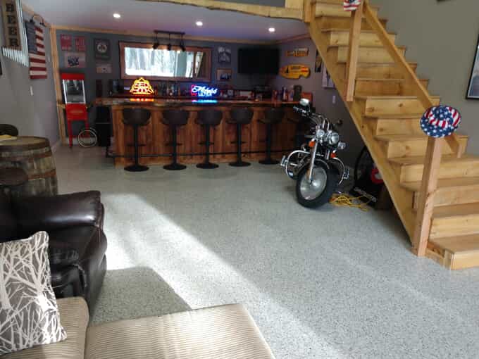upgraded garage