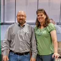 garageexperts of rocky mountain northern co owners brandon and tanya stille