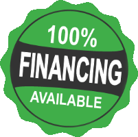 100% financing available badge