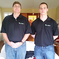 garageexperts of cincinnati owners john baldwin matthew hobbs